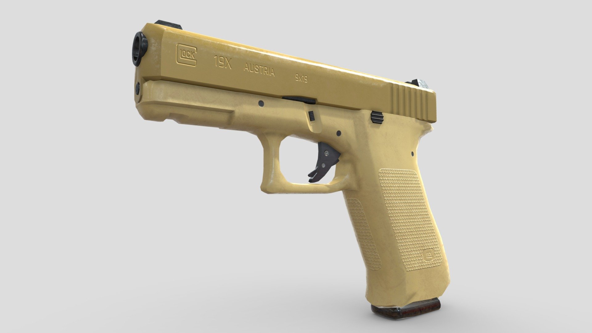 GLOCK 19X 9mm Pistol - Download Free 3D model by Tristanvos ...