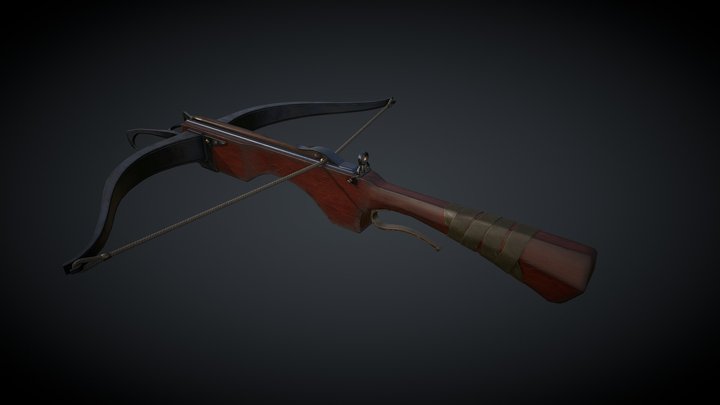 Medieval crossbow 3D Model