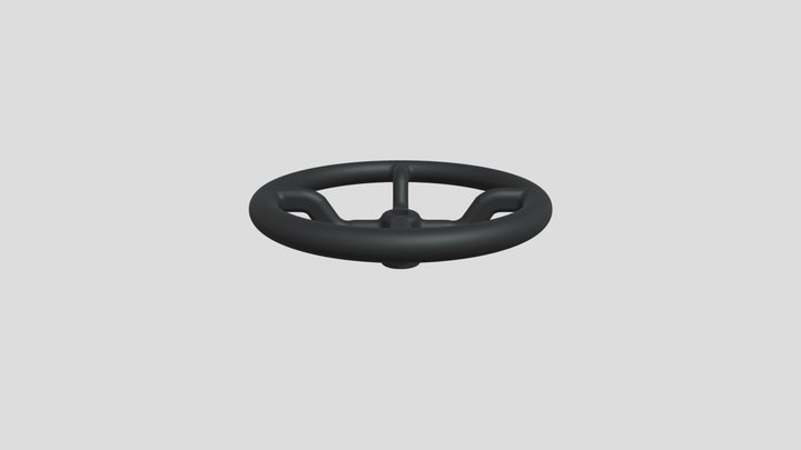 Steering Wheel 3D Model