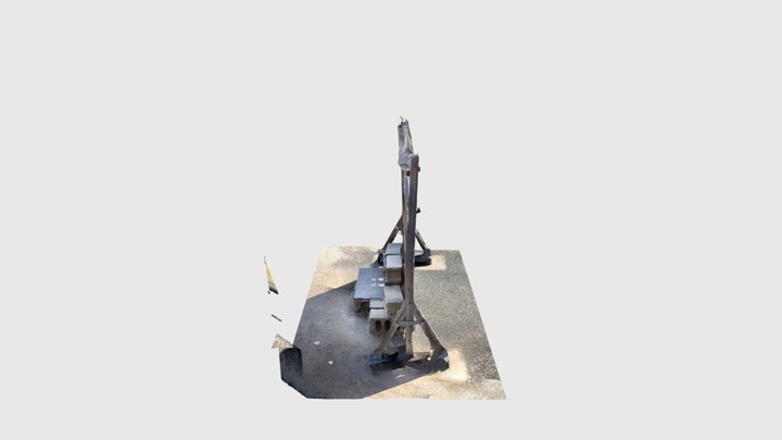 万田抗顔ハメ 3D Model