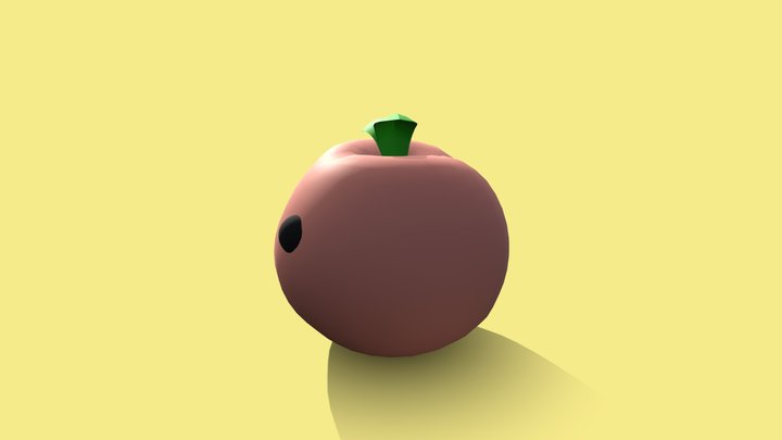 Peach 3D Model