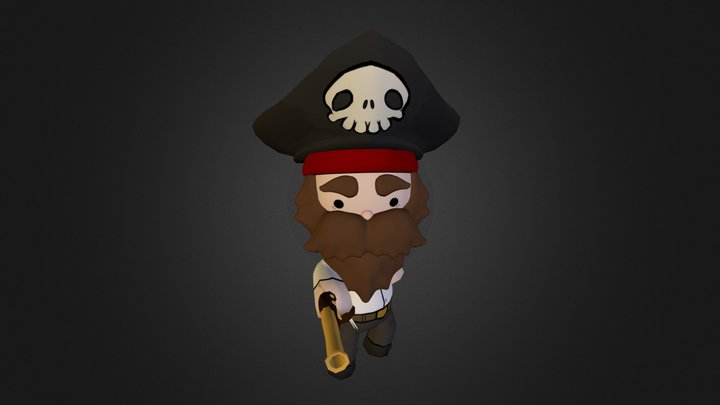 Sky Pirates: Captain 3D Model