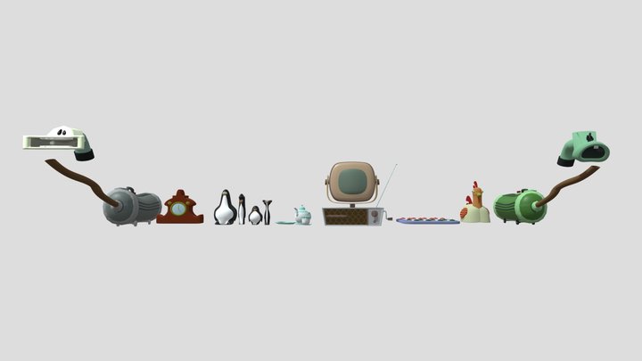 3-2-1 Penguins! Props And Vacuums – Modelo 3D gratuito STL