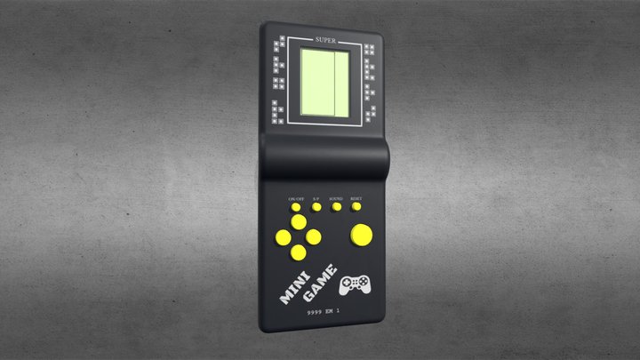 Mini Game 3D Model