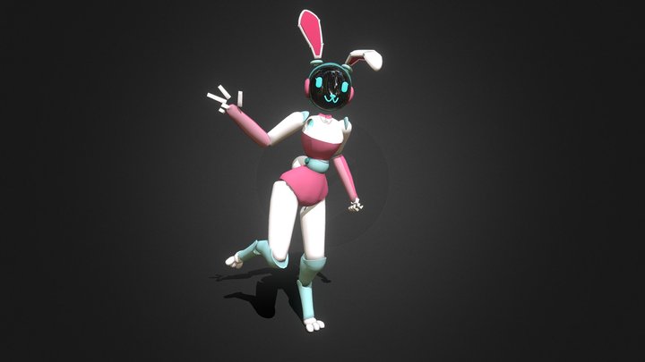 L4P1 Bunny Robot 3D Model