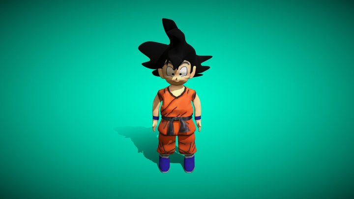 GOKU KID 3D Model