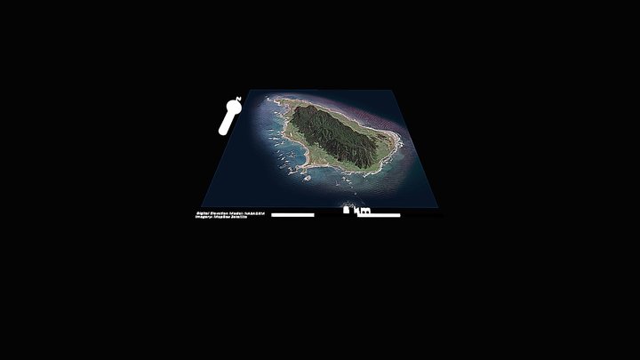 Isla Mocha 3D Model