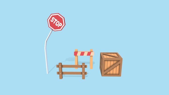 Obstacles 3D Model