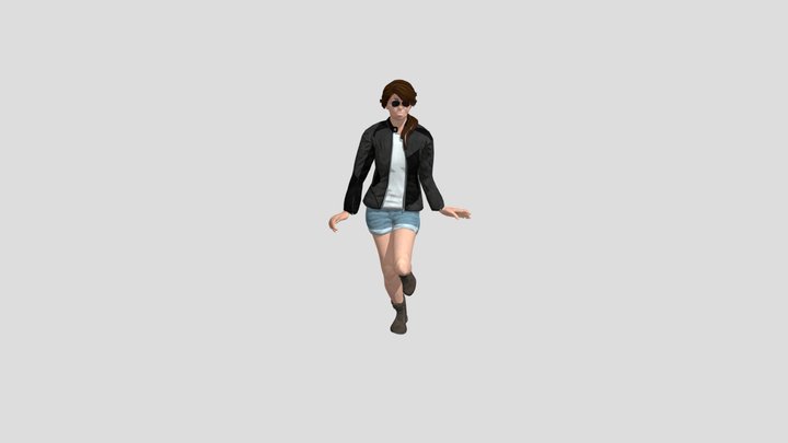 Catwalk Walking 3D Model