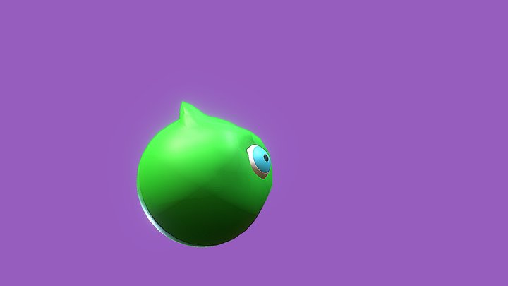 Mike Wazoski (bola peluda) 3D Model