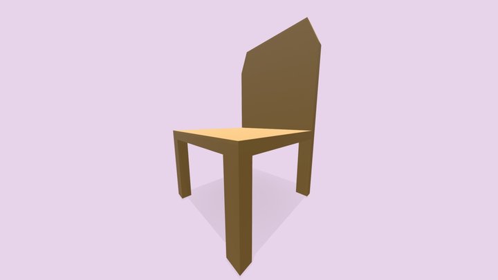Super Simple Chair 3D Model