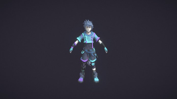 OC_model Luciel Astorgrin Neutral pose 3D Model