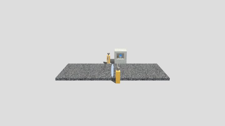 Sonic The Security Guard 3D Model