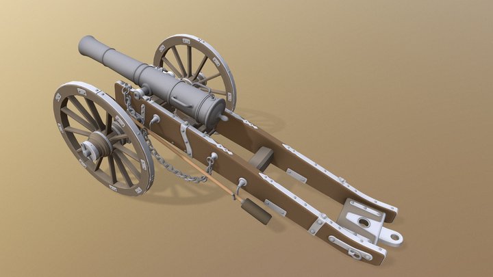 ¡La vida de un cañón! (Draft) 3D Model