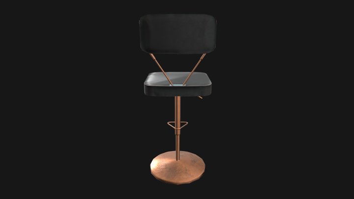 Bar Stool 3D Model