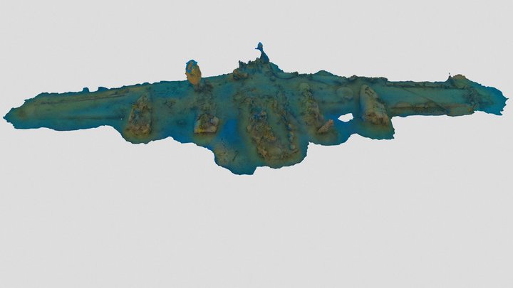 B-24 Banana Boat 3D Model