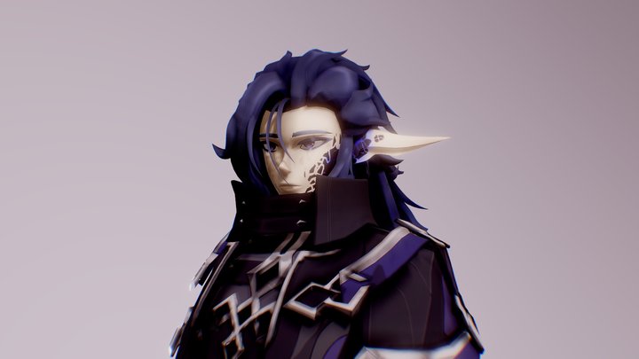 Nyexa'cada Etherieus, The Night Star (2025) 3D Model