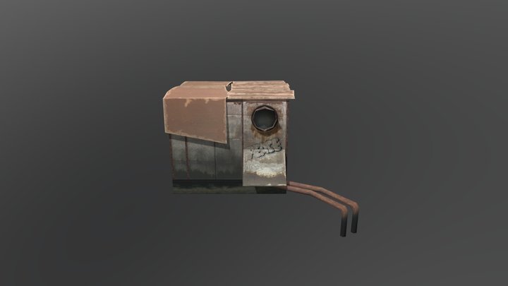 Post Apocalypse House 7 3D Model