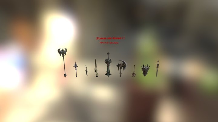 Silkroad Europe Weapon 3D Model