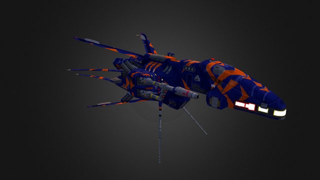 Vaygr Flare Gunship 3D Model