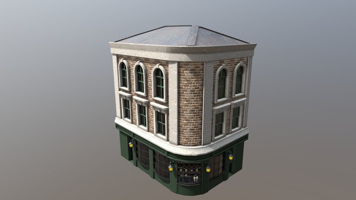 Victorian Building 3D Model