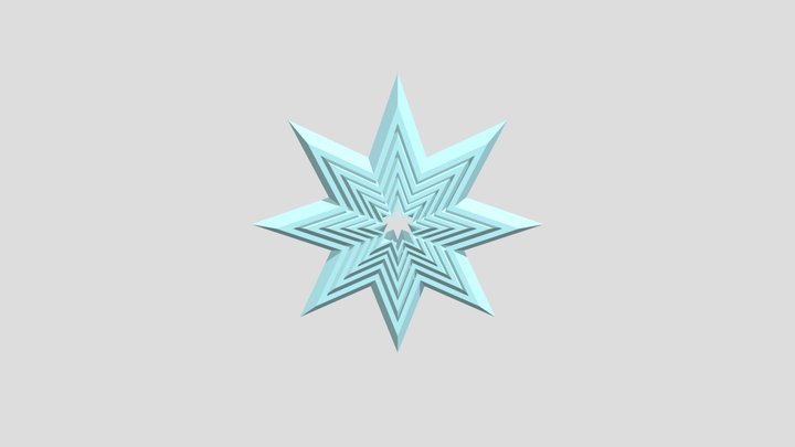 fidget star 3D Model