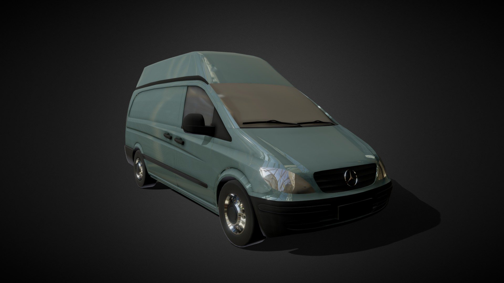 Mercedes Van - Buy Royalty Free 3D model by BumpkinCZ [38d8228 ...