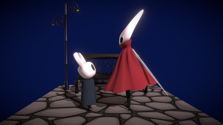 The Knight and Hornet 3D Model