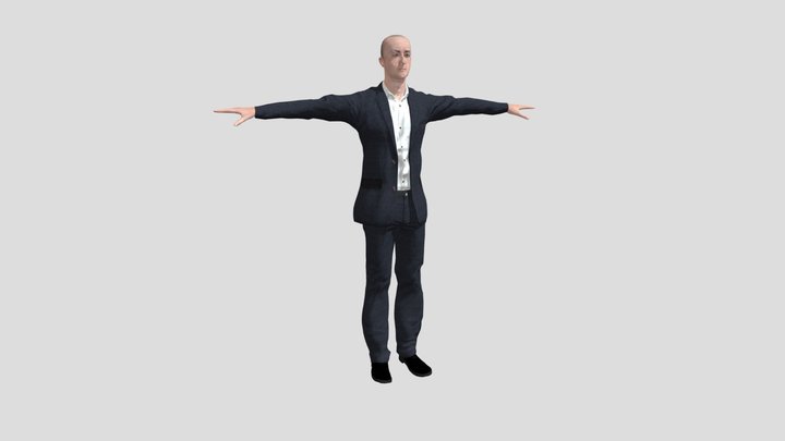 Gordon - LOD Man character 3D Model