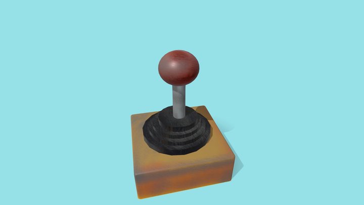 Joy Stick_ Texturing 3D Model