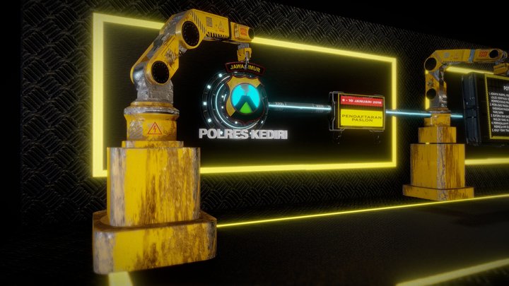 Animating Robot 3D Model