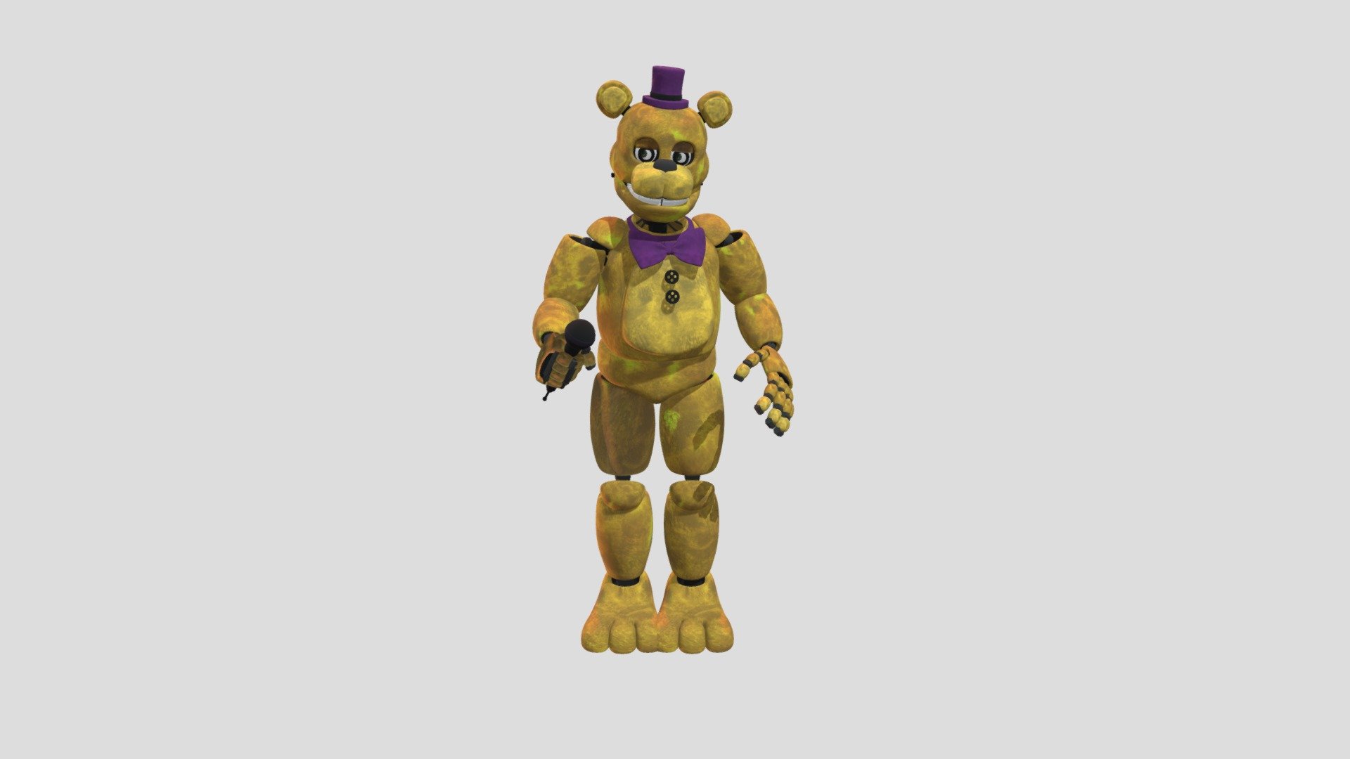 UCN Fredbear Model W.I.P. : r/fivenightsatfreddys