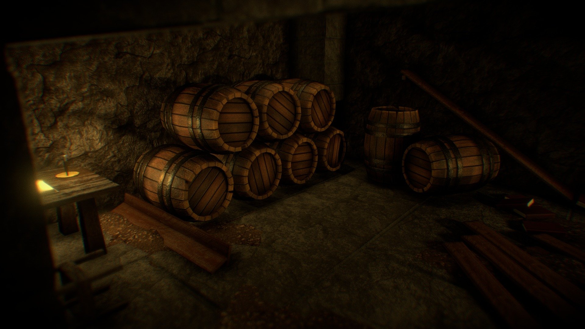 Basement Barrel Room