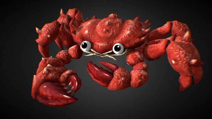 Crab Texture test 3D Model