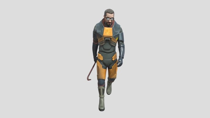 Gordon Freeman 3D Model