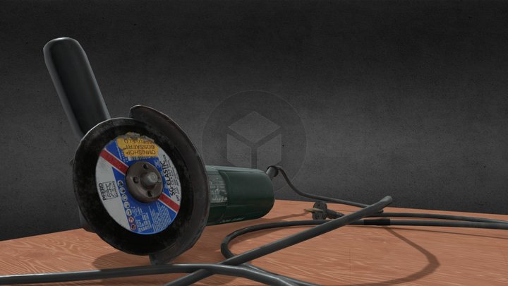 Bosh PWS 600 slijpschijf 3D Model