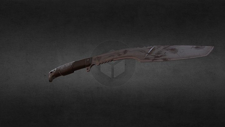 kukri knife 3D Model