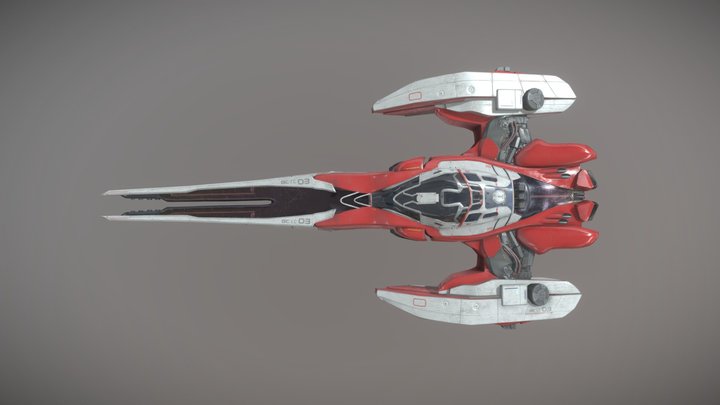 AXXA - BC LC 03 Spaceship 3D Model