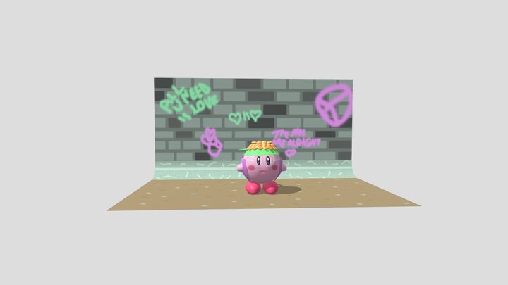 Hippie Kirby 3D Model