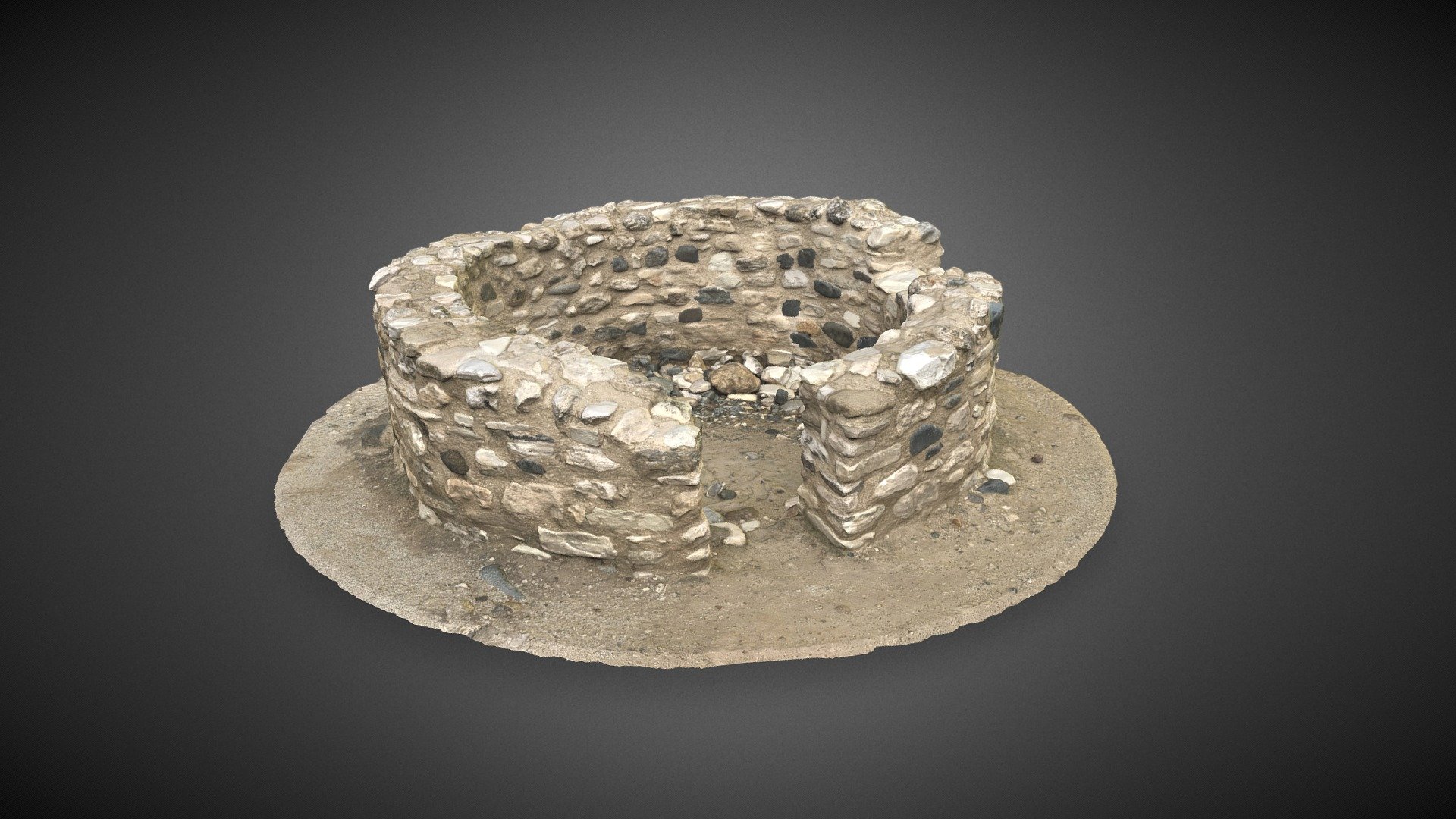 Reconstructed Neolithic Hut Choirocoitia, Cyprus