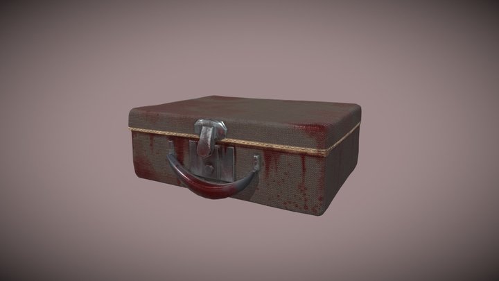 Suspicious Suitcase 3D Model