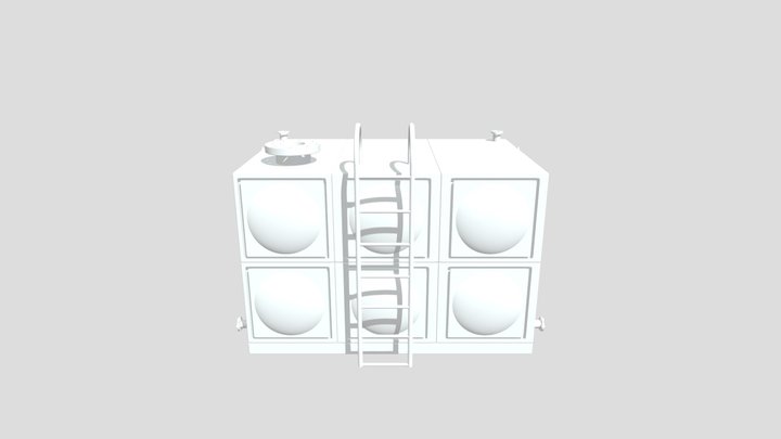 补水箱 3D Model