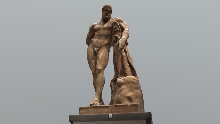 Hércules Farnesio - Escaneo 3D 3D Model