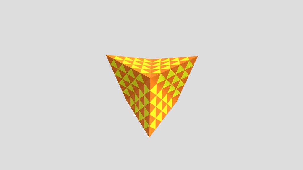 300-faced stelled tetrahedron.