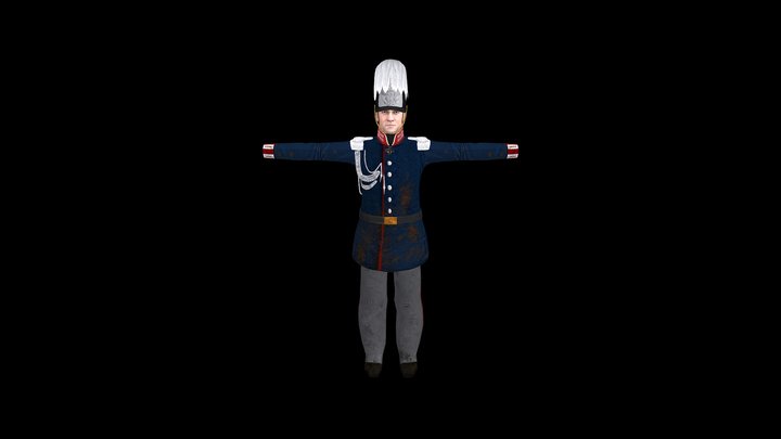 Tier 1: General officer 3D Model
