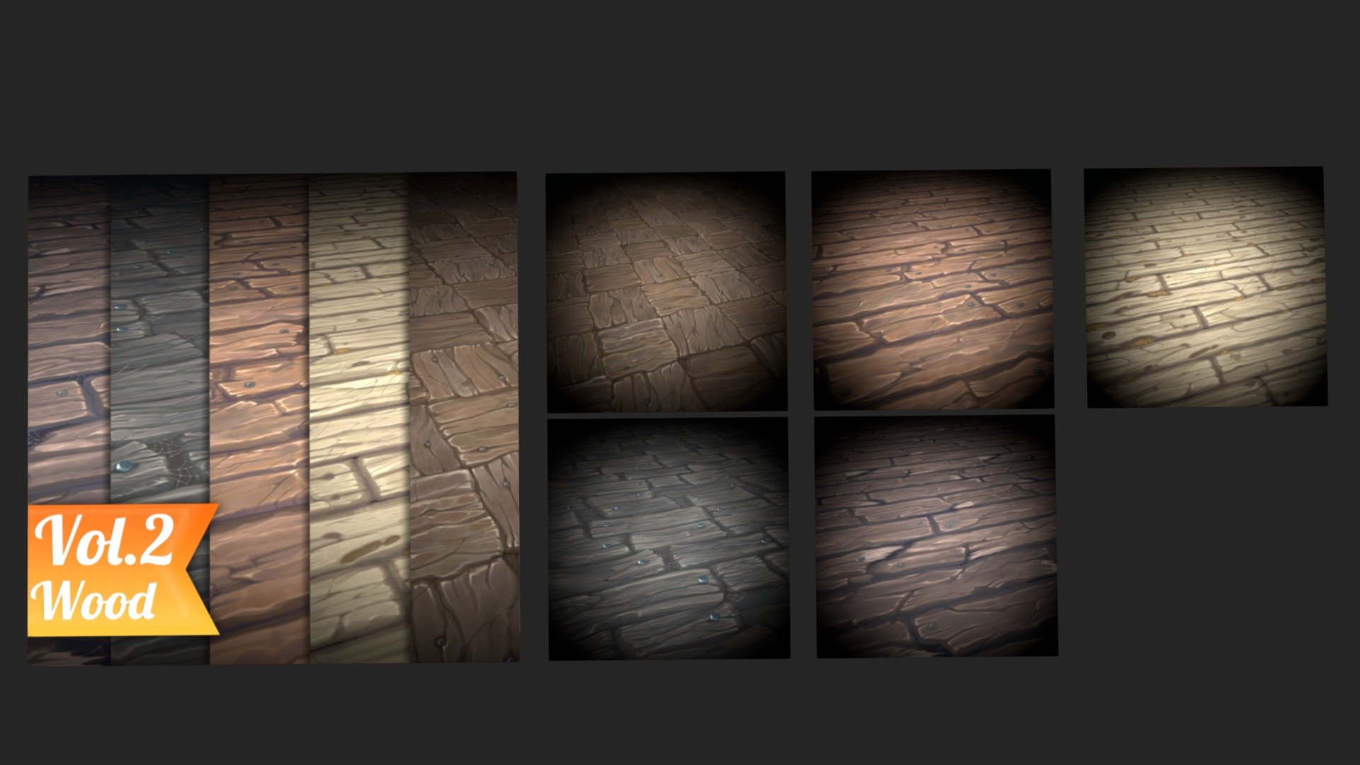 Wood Vol.2 - Hand Painted Texture Pack