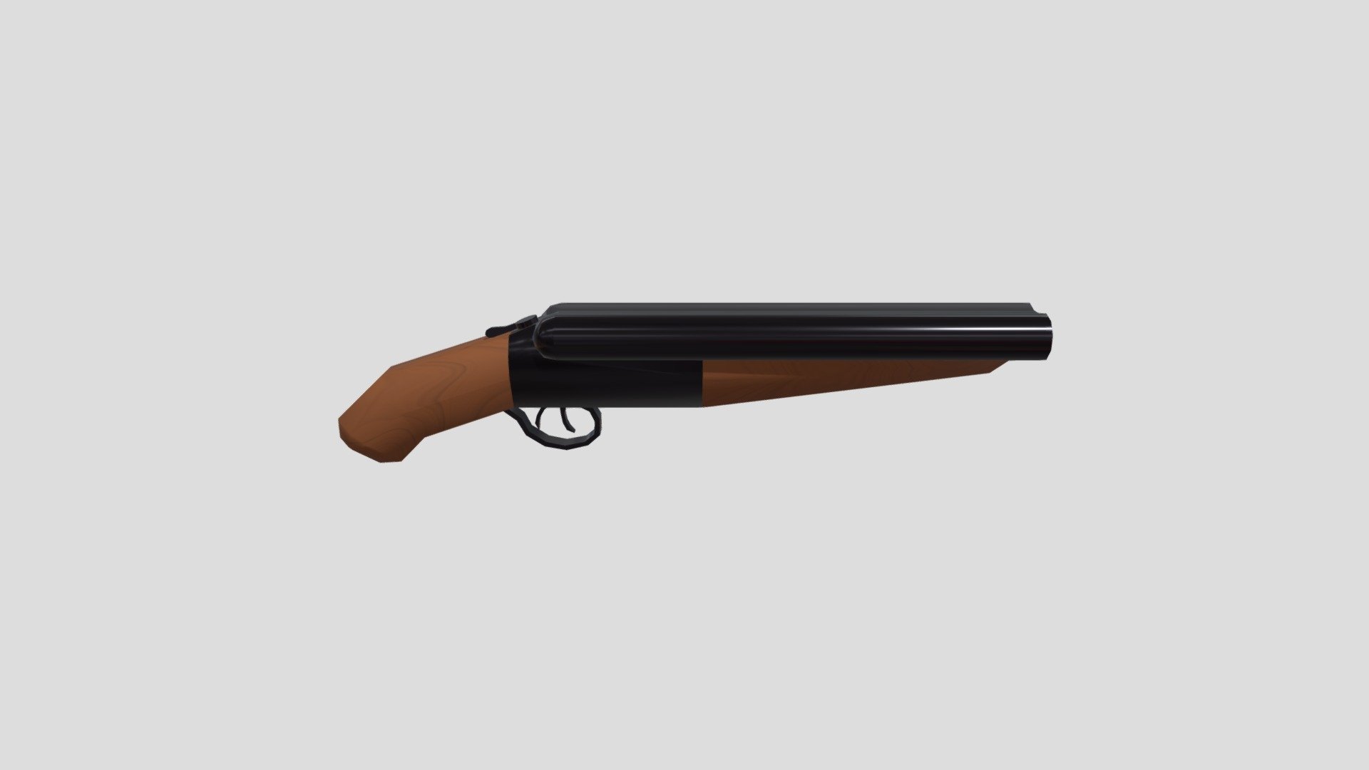 Sawed Off Shotgun 3d Model By Keaton22 [38e96a0] Sketchfab