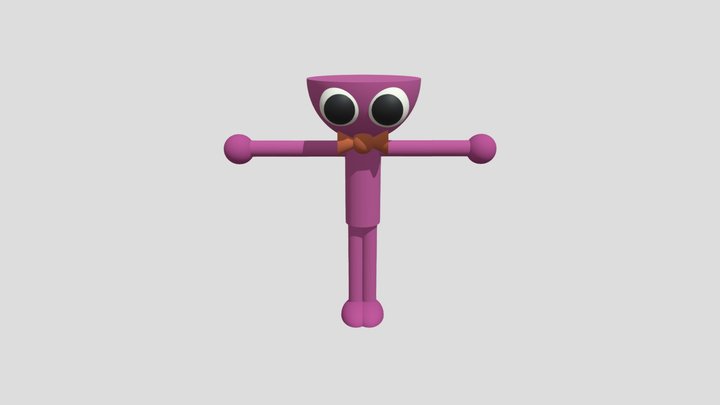 Pink FANMADE (Rainbow Friends Chapter 2) 3D Model