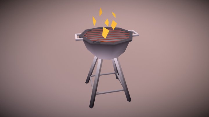 #21 Grill- Household Props Challenge 3D Model