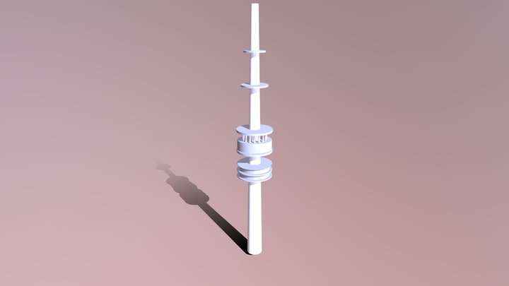 Olympia Turm 3D Model